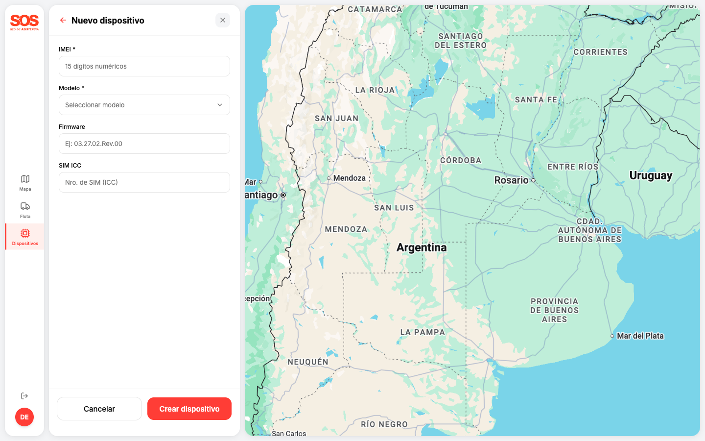 TODO: captura del formulario