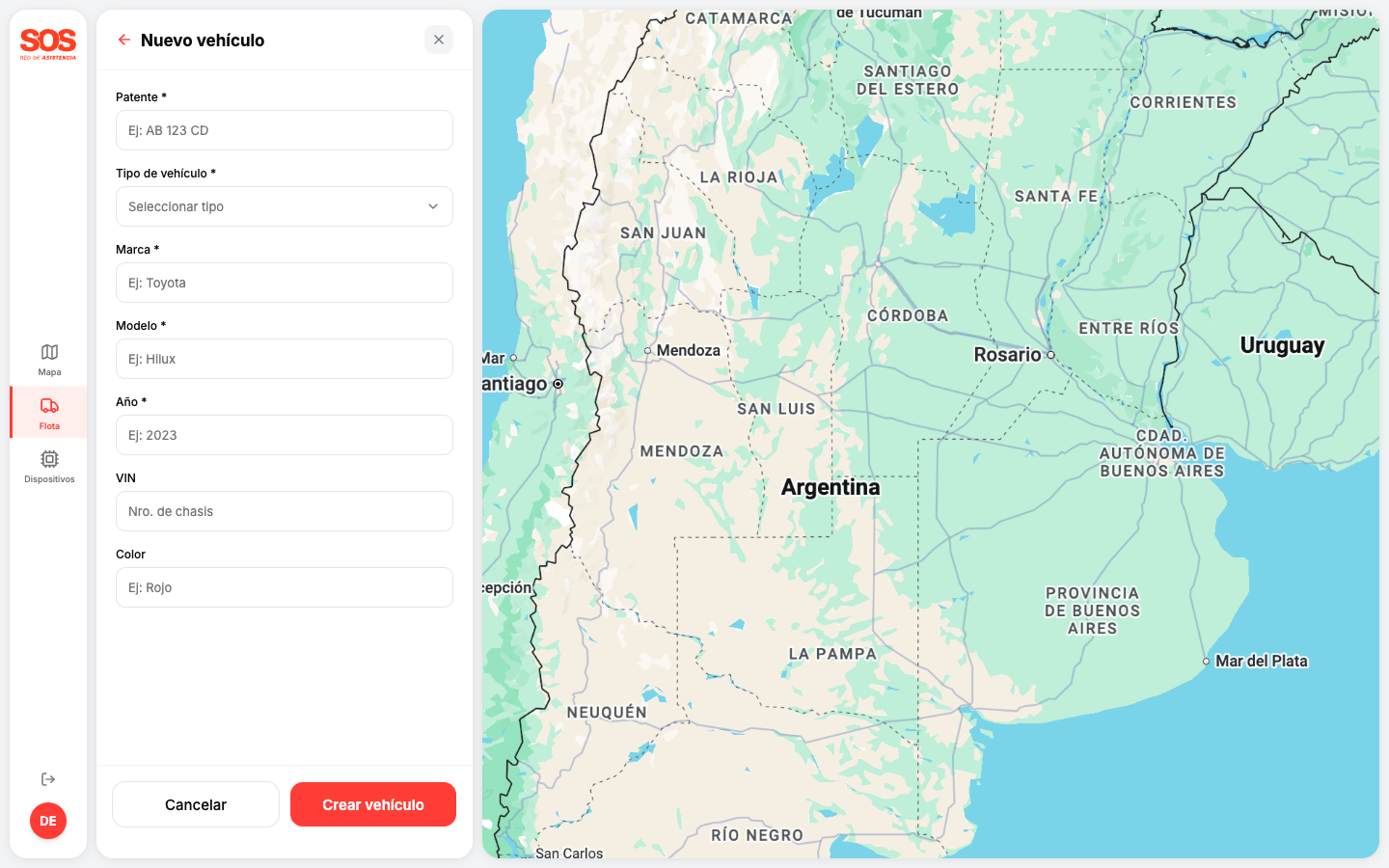 TODO: captura del formulario
