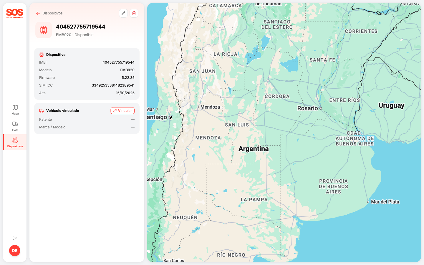 TODO: captura del botón vincular en detalle